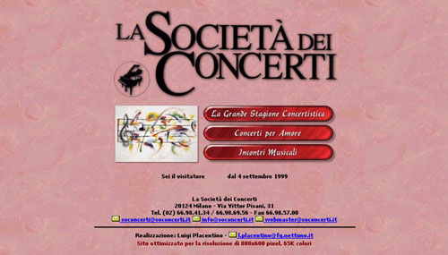 La Grande Stagione Concertistica 1999/2000