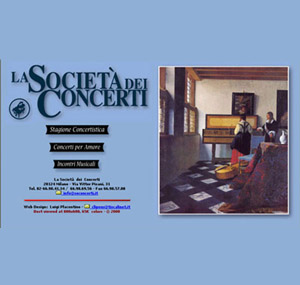 La Società dei Concerti - La Grande Stagione Concertistica 2000-2001